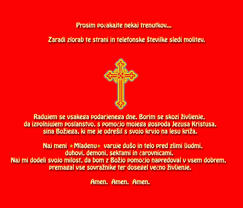 MOLITEV / MOLITVA